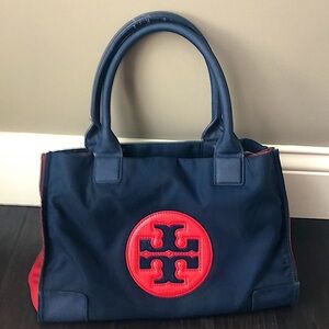TORY BURCH Nylon Ella Colorblock Mini Tote